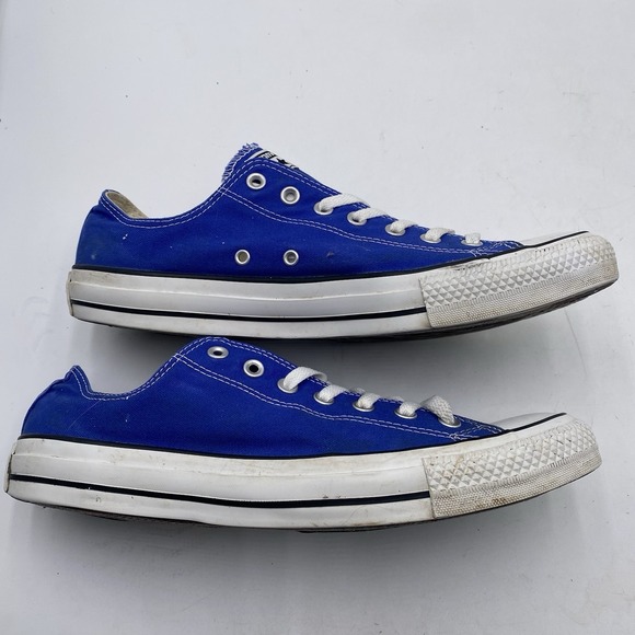 Converse Shoes Chuck Taylor All Star Low-Top Blue Shoes Sneaker Men's Size 12 - Picture 4 of 11
